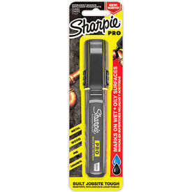 Pro Permanent Marker, Chisel Tip, Black Ink, One Each