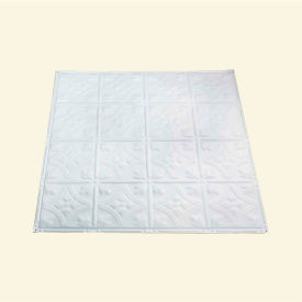 2' X 2' Nail-up Tin Ceiling Tile in Matte White - T52-01