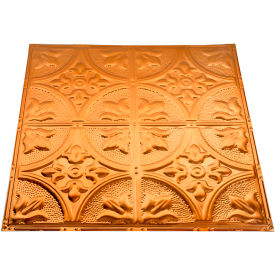 2' X 2' Nail-Up Tin Ceiling Tile in Copper