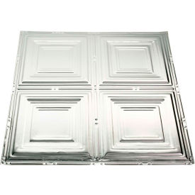 Syracuse 2' X 2' Nail-up Tin Ceiling Tile in Clear