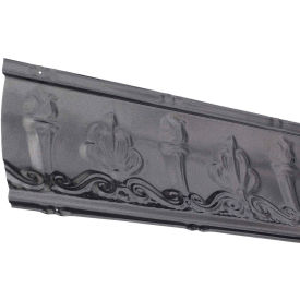 48" Superior Tin Crown Molding in Argento