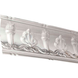 Great Lakes Tin 48" Superior Tin Crown Molding in Unfinished