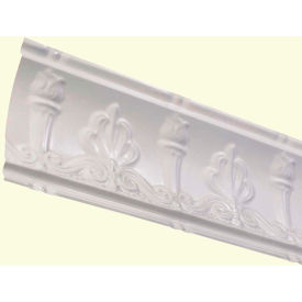 48" Superior Tin Crown Molding in Antique White