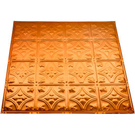 Great Lakes Tin 2' X 2' Lay-In Tin Ceiling Tile in Copper