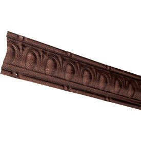 48" Huron Tin Crown Molding in Penny Vein