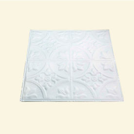 2' X 2' Lay-in Tin Ceiling Tile in Gloss White