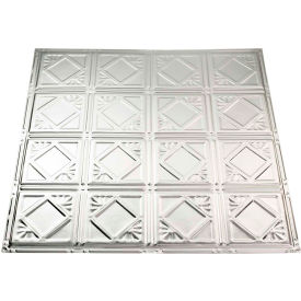 2' X 2' Lay-in Tin Ceiling Tile in Clear