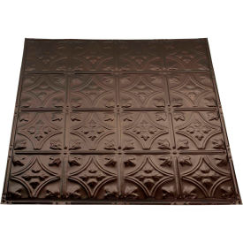 Hamilton 2' X 2' Lay-in Tin Ceiling Tile in Bronze Burst - Y52-06