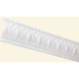 48" Huron Tin Crown Molding in Gloss White - 195-00