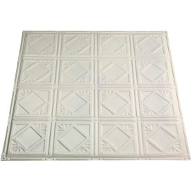 2' X 2' Lay-in Tin Ceiling Tile in Antique White