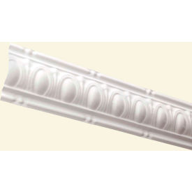 Great Lakes Tin 48" Huron Tin Crown Molding in Matte White