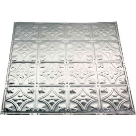 2' X 2' Lay-in Tin Ceiling Tile in Clear - Y52-04