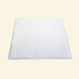 2' X 2' Nail-Up Tin Ceiling Tile in Matte White - T60-01