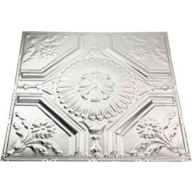Great Lakes Tin Rochester 2' X 2' Lay-in Tin Ceiling Tile in Unfinished