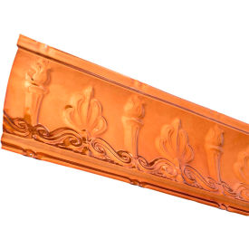 Great Lakes Tin 48" Superior Tin Crown Molding in Copper