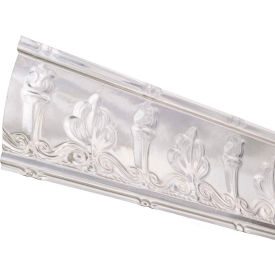 48" Superior Tin Crown Molding in Clear