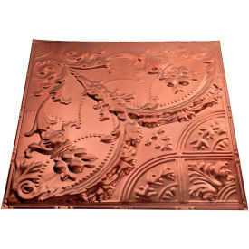 2' X 2' Lay-in Tin Ceiling Tile in Penny Vein