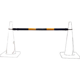 Retractable Cone Bar, 4-6' Length, Black/Gold