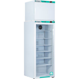 White Diamond Refrigerator/Freezer, Auto Defrost Freezer 12 Cu.Ft,, Glass Door