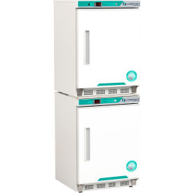 White Diamond Refrigerator & Freezer Combo, 9 Cu.Ft., Solid Door
