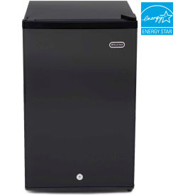 Counter Height Upright Freezer With Lock, Solid Door, 3 Cu. Ft., Black