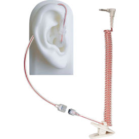 Micro Sound EP-MS1A-C Earpiece, 1A Tubeless, Listen Only, 3.5mm, Clear