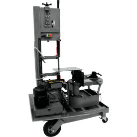 HVBS-10-DMWC10" Horizontal/Vertical Dual Mitering Portable Band Saw Coolant System 1 HP