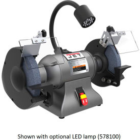 8" Industrial Bench Grinder 1 HP, 115V, 1Ph