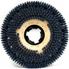 18" Clean Grit General Purpose Scrub Brush w/Univ Clutch Plate, Blue
