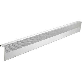 Basic Series 5 ft Steel Easy Slip-on Baseboard Heater Cover, White