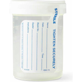 Pneumatic Tube System Specimen Containers, Sterile Fluid Path, 4 oz., 300/Case