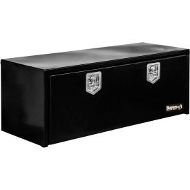 Black Steel Underbody Truck Box with T-Handle, 15x13x48