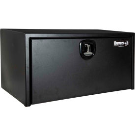 Textured Matte Black Steel Underbody Truck Box With 3-Point Latch, 18x18x48