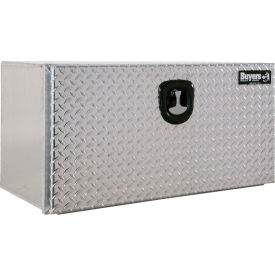 Smooth Aluminum Underbody Truck Box with Diamond Tread Door, 18x18x60