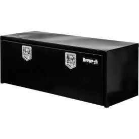 Black Steel Underbody Truck Box with 3-Point Latch, 18x18x48