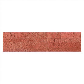 23.6" x 5.9" Peel & Stick Stone Decorative Tile Backsplash, Autumn Sandstone
