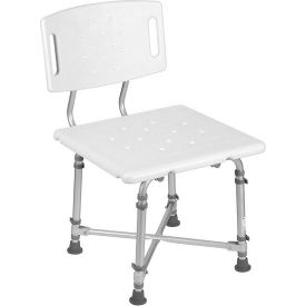 Germ-Free Bariatric Bath and Shower Seat with Removable Backrest