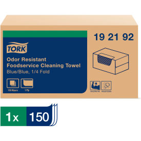 Foodservice Cloth, 13 x 24, Blue, 150/Box - 192192