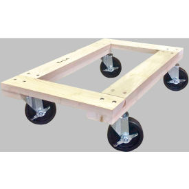 42" x 42" Open Deck Hardwood Dolly, 1500 Lb. Capacity