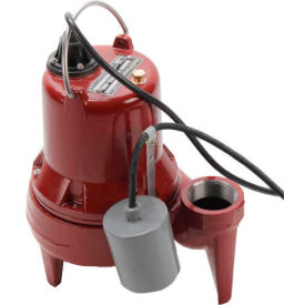 LE51A 1/2 HP, 115V, 19FT Shutoff, 120 GPM, 2" Discharge Sewage Pump