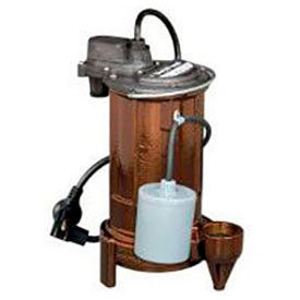 1/2 HP, 115V, 37FT Shutoff, 62 GPM, 25FT Cord Effluent Pump