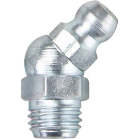 M10 X 1.0mm Metric Grease Fitting, 45°, 5 Pack