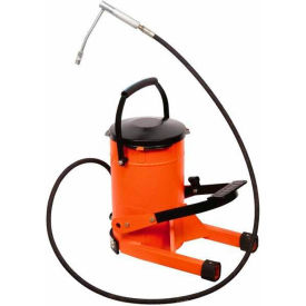 High Pressure Foot Operated Grease Pump, 22 Pound (10kg) Bucket Capacity