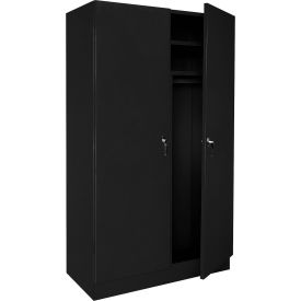 Wardrobe Closet Assembled 36x24x72 Black