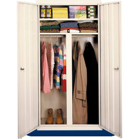 Wardrobe Closet Assembled 36x24x72 Putty
