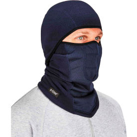 N-Ferno 6823 Balaclava Face Mask, Wind-Proof, Hinged, Navy