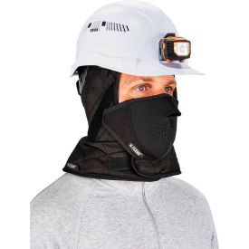 N-Ferno 6878 Winter Hard Hat Liner Kit, 3-Layer Liner, Mouthpiece, Black