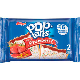Kellogg's Pop Tarts, Frosted Strawberry, 3.67 oz., 2/Pack, 6 Packs/Box