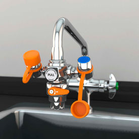 Guardian Equipment EyeSafe Eyewash, Faucet Mount, Shut-Off