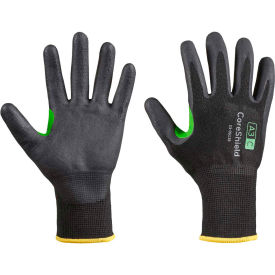Cut Resistant Gloves, Nitrile Micro-Foam Coating, A3/C, Size 6
